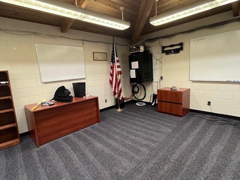 Office and meeting room with carpets cleaned