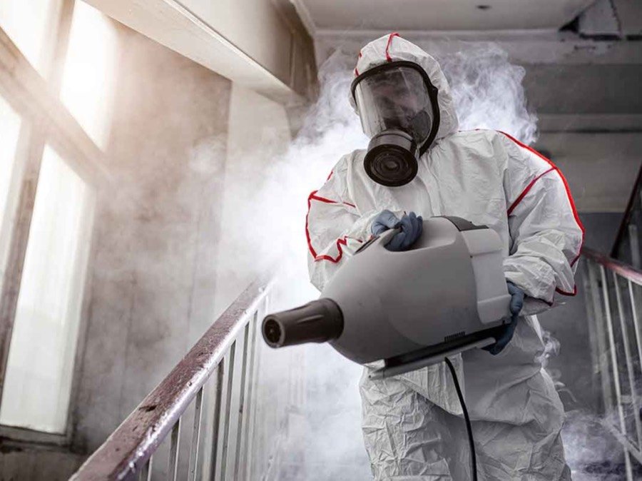 Surface disinfection during infectious disease decontamination